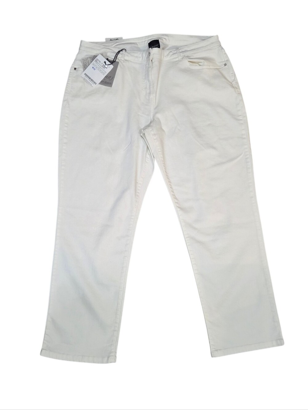 Marina Rinaldi Persona Raissa Perfect Jeans White Wash Size 20W (29) $175